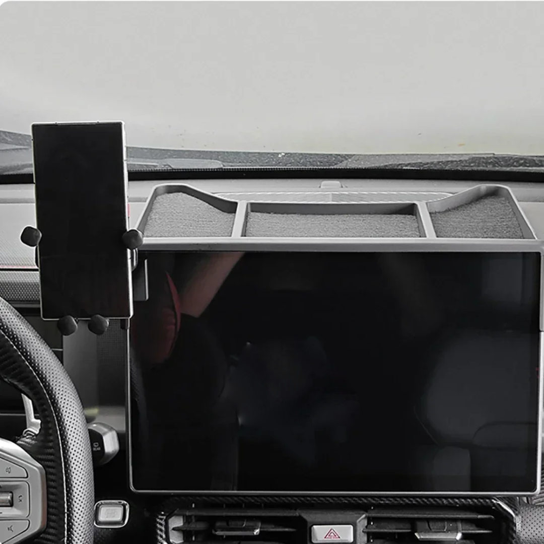Screen Storage Box & Phone Holder Jetour T2