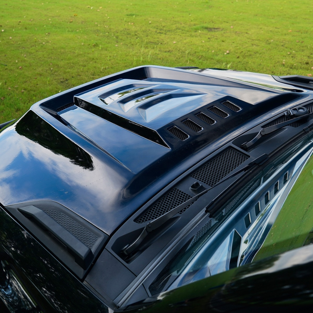 Bonnet Hood Sport Design Black / White Jetour T2