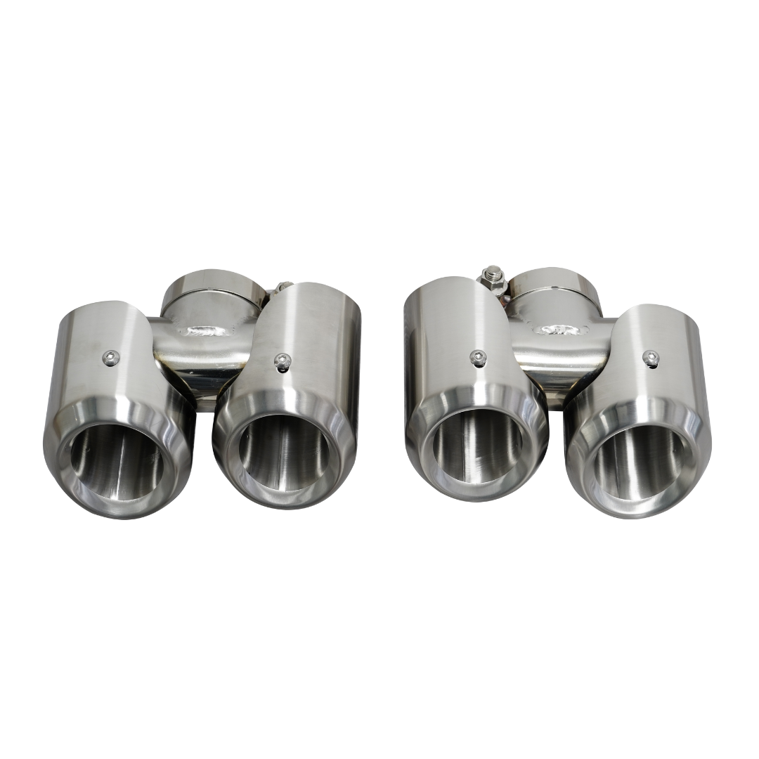 Circle Exhaust Silver Color Defender +2020