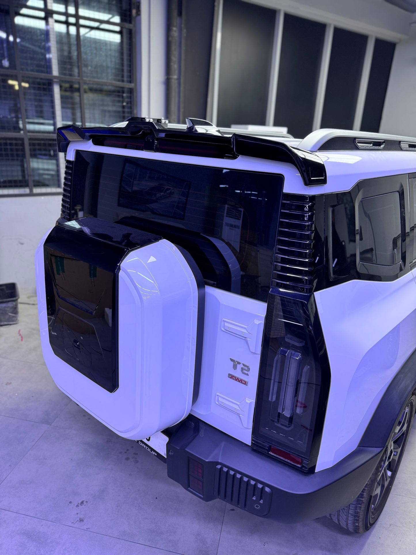 JETOUR T2 REAR SPOILER DEFENDER STYLE