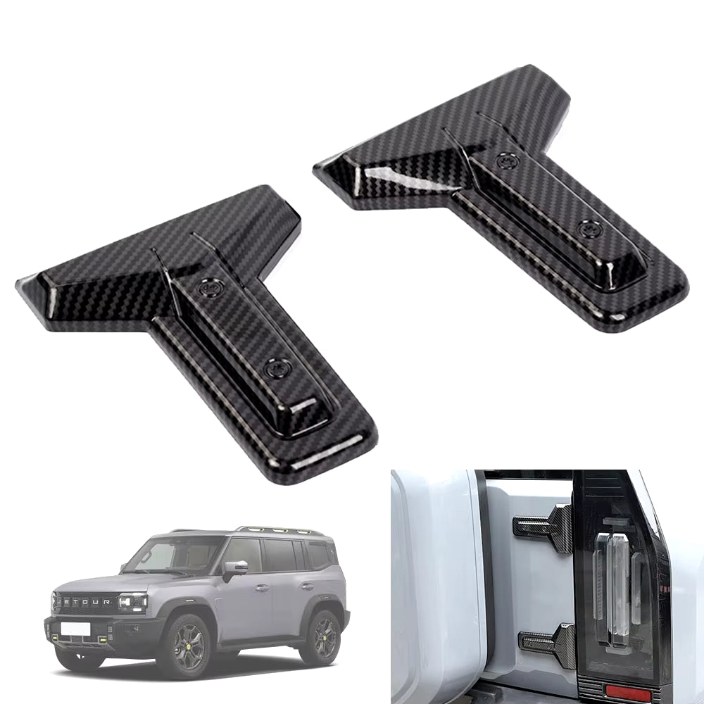 Carbon Fiber Tailgate Hinge Cover Jetour T2