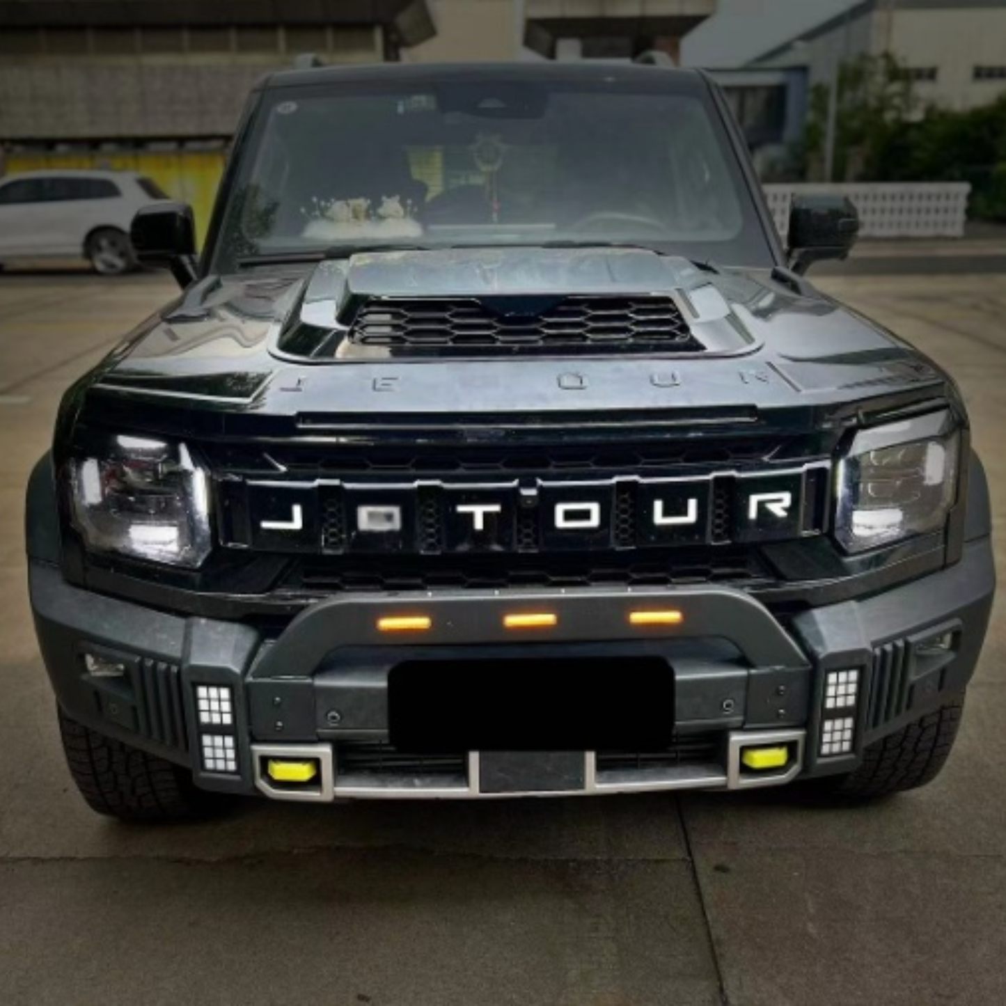 Small Bull Bar with Light Jetour T2