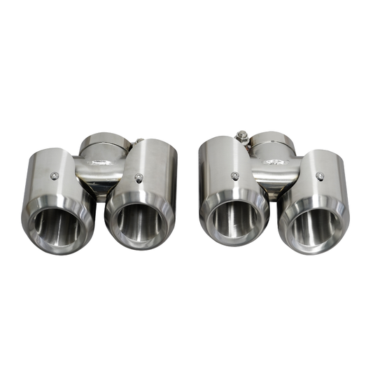 Circle Exhaust Silver Color Defender +2020